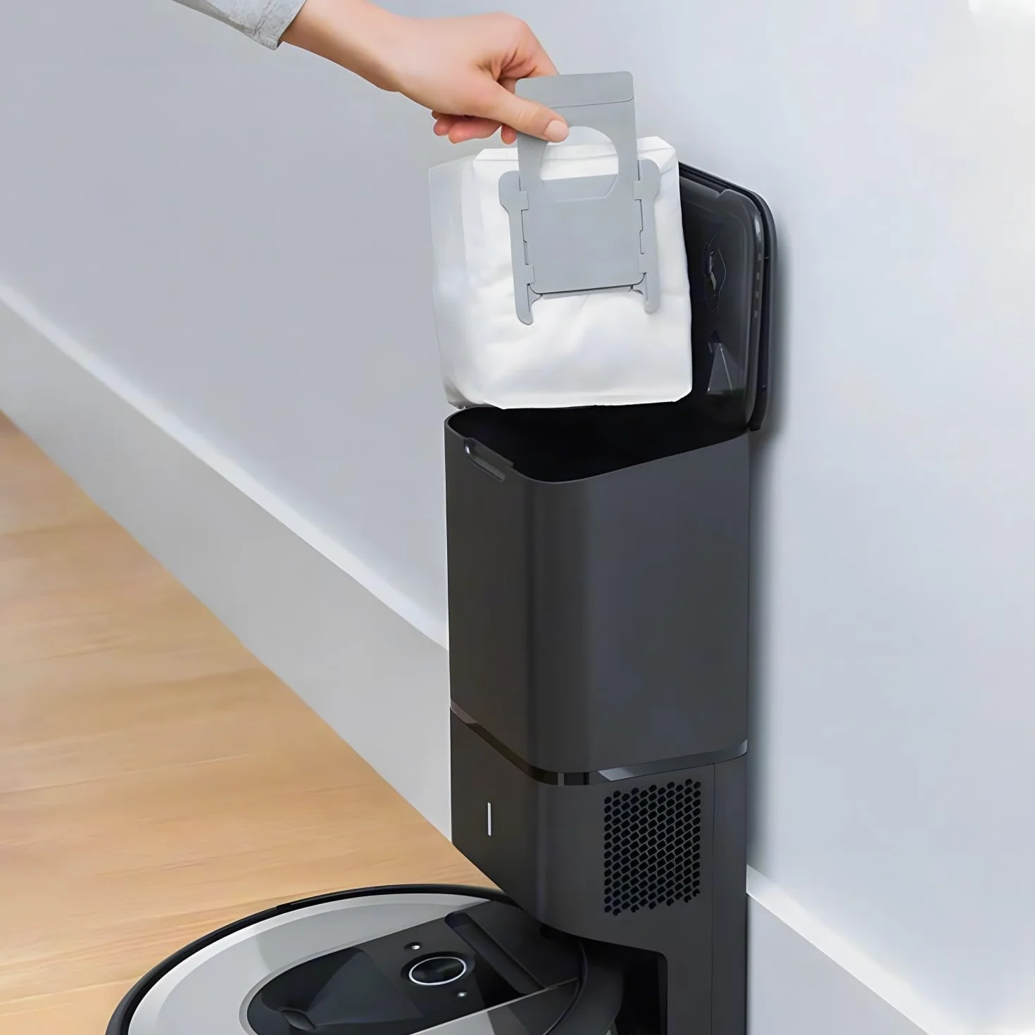 Retoo 8 worki do odkurzacza Kompatybilne z iRobot Roomba i3+ i4+ i5+ J5+ I7 j7+ Clean Base Absaugstation Worki do odkurzacza Części zamienne, Zamienne worki do odkurzacza