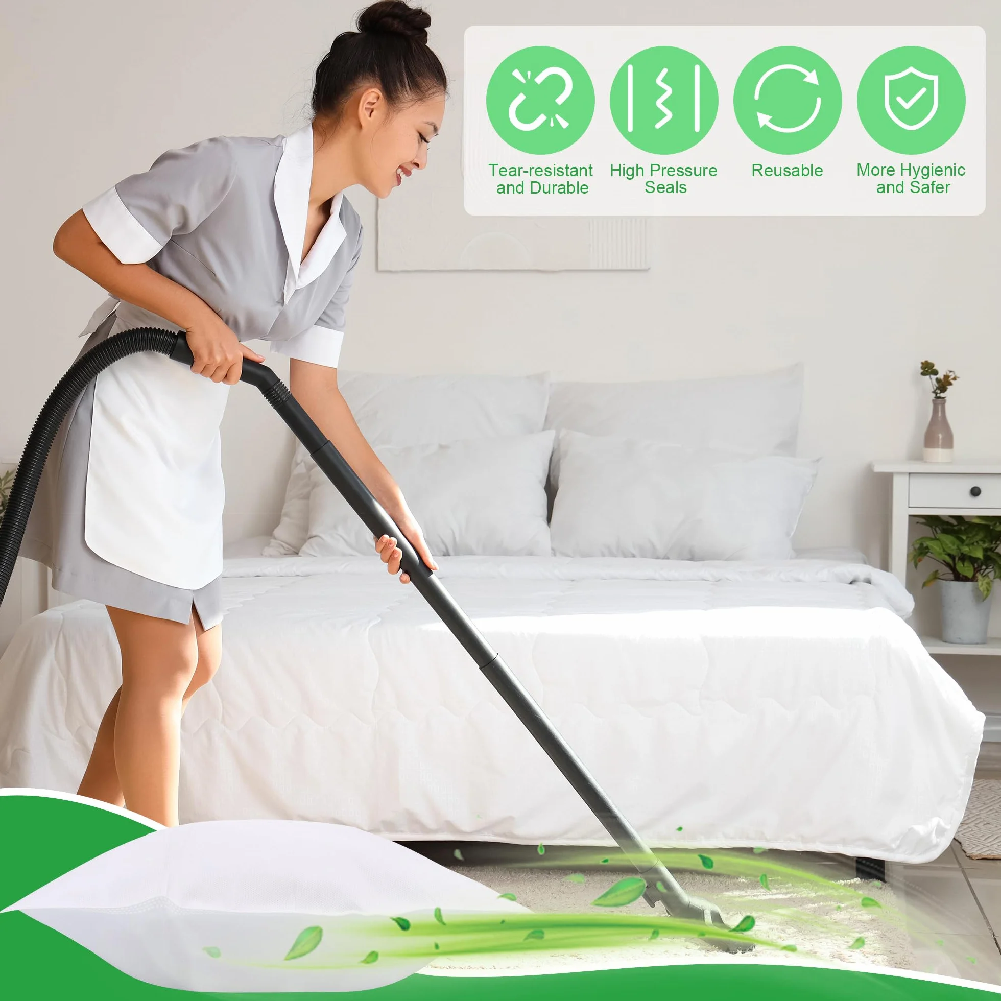 Worki do odkurzacza Karcher WD2 Plus Hoover, trwałe worki do odkurzacza na mokro i na sucho do akumulatorów Karcher WD 3, KWD 1, 2, 3, MV 3, WD 3.200 do WD 3.800 M, SE 4001 4002 18 szt