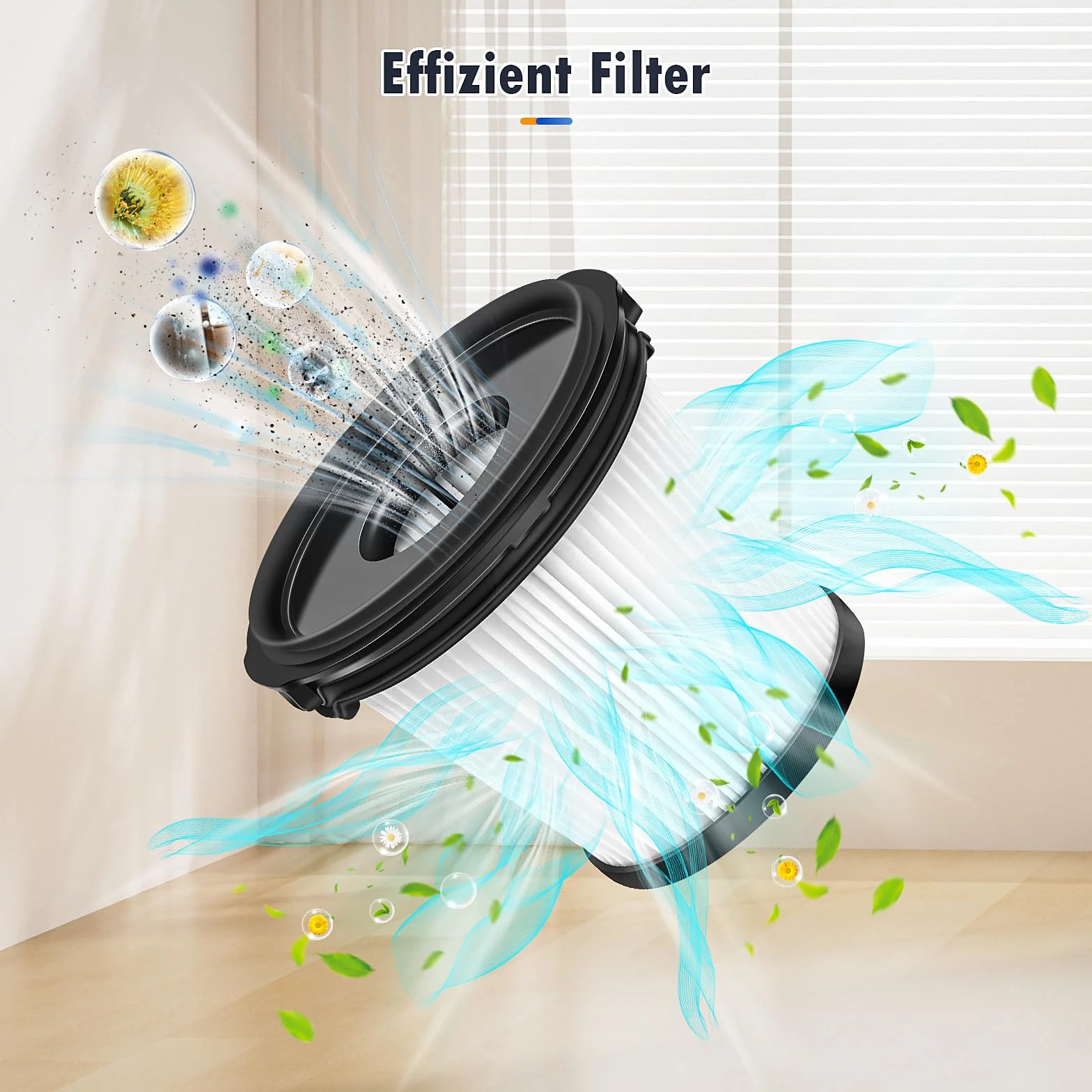 4 sztuki filtrów części zamienne do odkurzaczy Shark Detect Pro IW3611DE / IW3612EU / IW1611DE/ BU3521EU/ BU1120EU bezprzewodowy, mywalny filtr do filtrującego pojemnika na kurz i