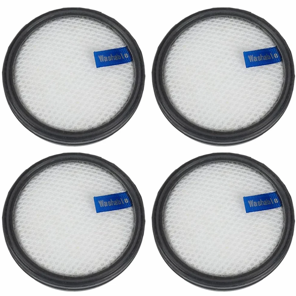 4 sztuki zmywalnych filtrów przedmotorowych, zamienne filtry do odkurzacza bezprzewodowego ręcznego Profi Care 8930377 PC-BS 3037 A, części zamienne
