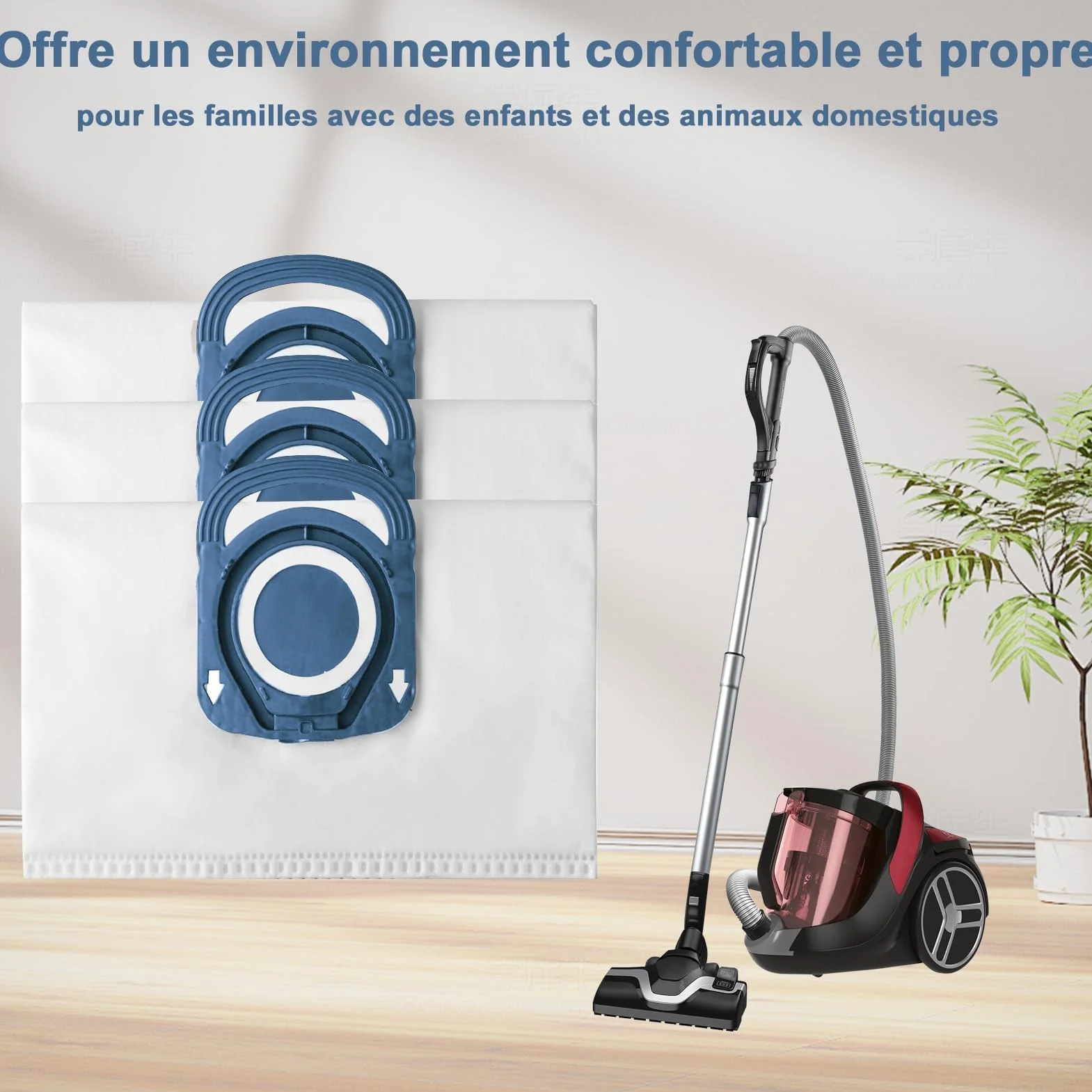 10 Torba wymienna do odkurzacza Rowenta Silence Force Hygiene X-Trem Power Silence Force Effitech Compact Power xxl ZR200520 ZR200720 ZR200920