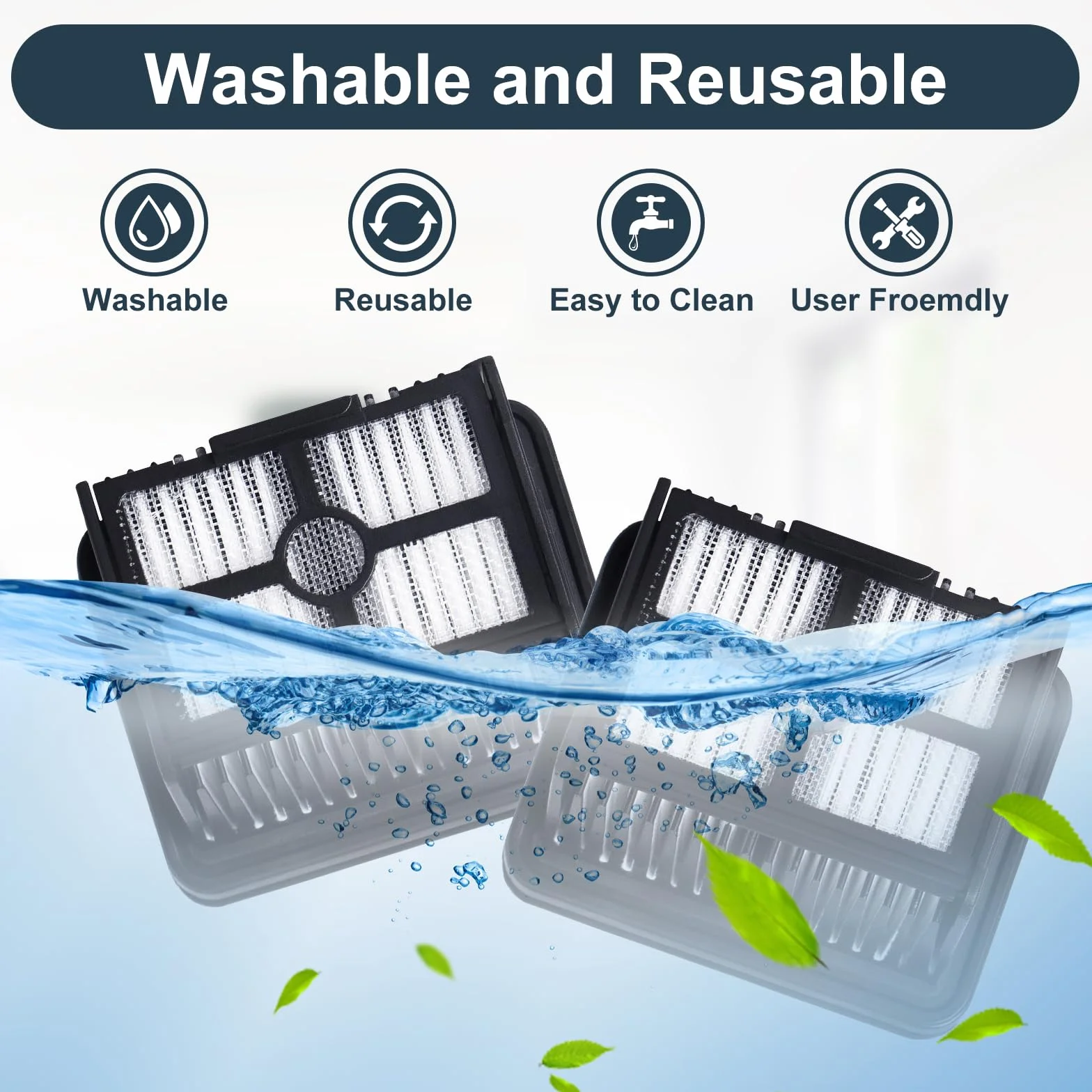 4 sztuki zapasowych filtrów HEPA do odkurzacza Dreame H12 Pro / H12 Dual / H12 Pro Ultra / H13 Pro/H15 Pro.