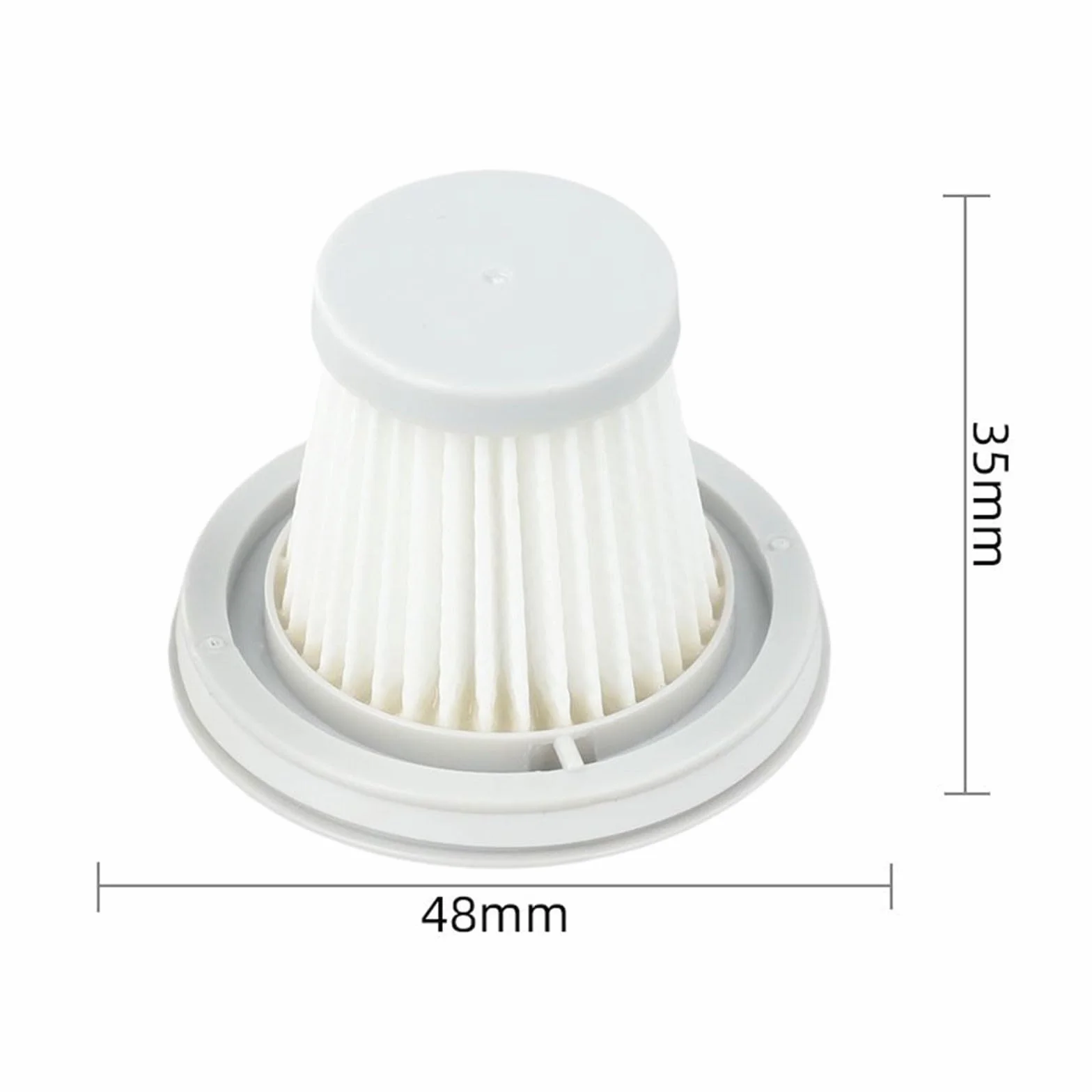 4 szt. filtrów HEPA pasuje do bezprzewodowych odkurzaczy samochodowych Fanttik Slim V8 Apex/Slim V8 Mate / V8 Apex / V8 Mate/Slim V10 Mate