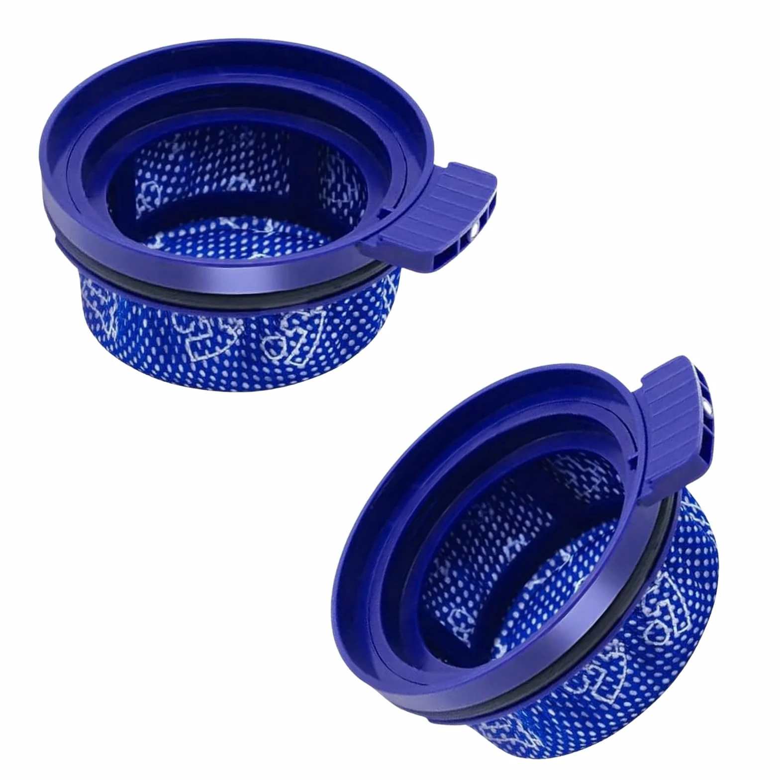 Zestaw 2 filtrów do odkurzacza, zmywalny mikrofiltr, akcesoria do filtrów do odkurzacza, kompatybilne z Samsung Bespoke VS20A95923W, VS20A95823W/SA, VS20A95993W/SA, VS20A95973B/SA