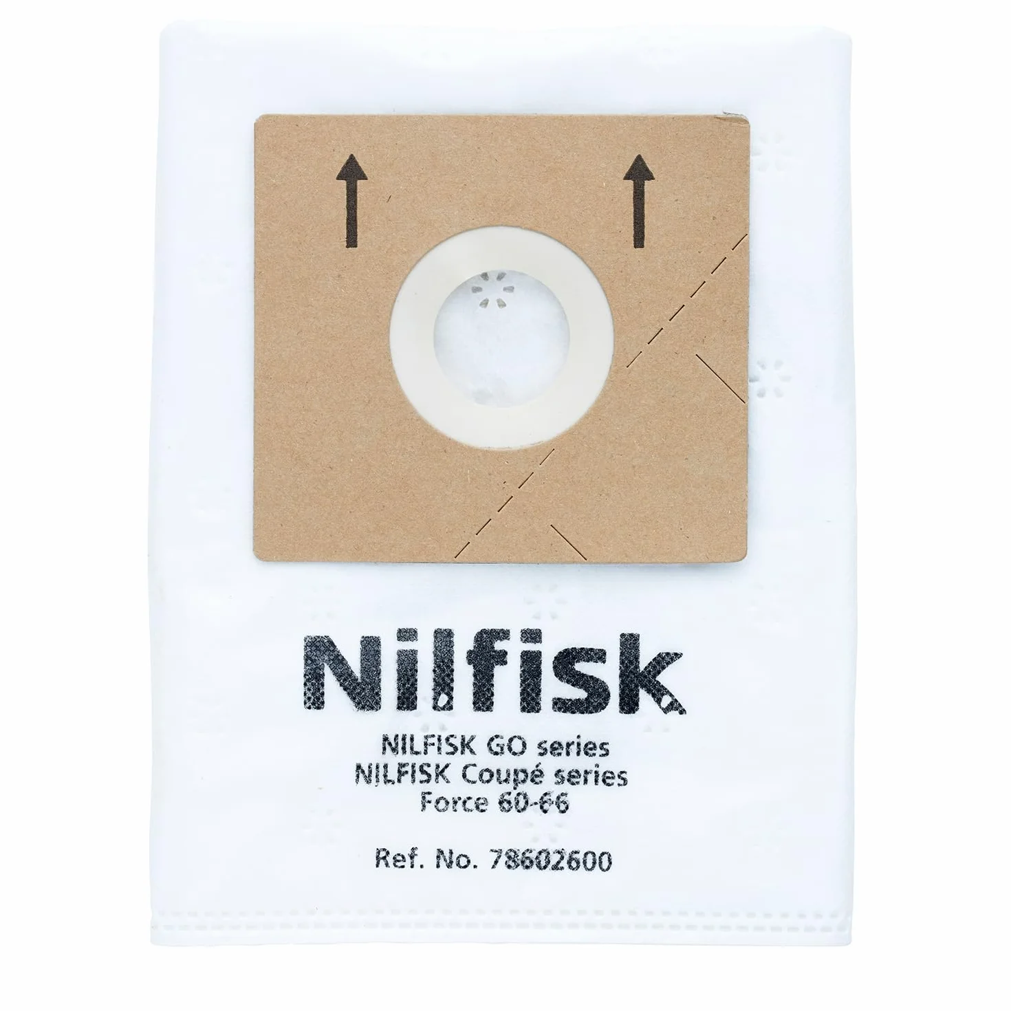 Nilfisk 5 Oryginalnych Worków na Kurz + Filtr Wstępny – Akcesoria do odkurzaczy One, Coupé, Go i Force (78602600)