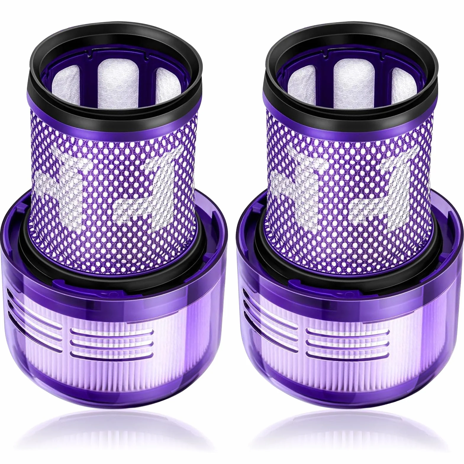 2-pak filtrów HEPA do odkurzacza Dyson V12 Detect Slim, tylny filtr zamienny część 971517-01