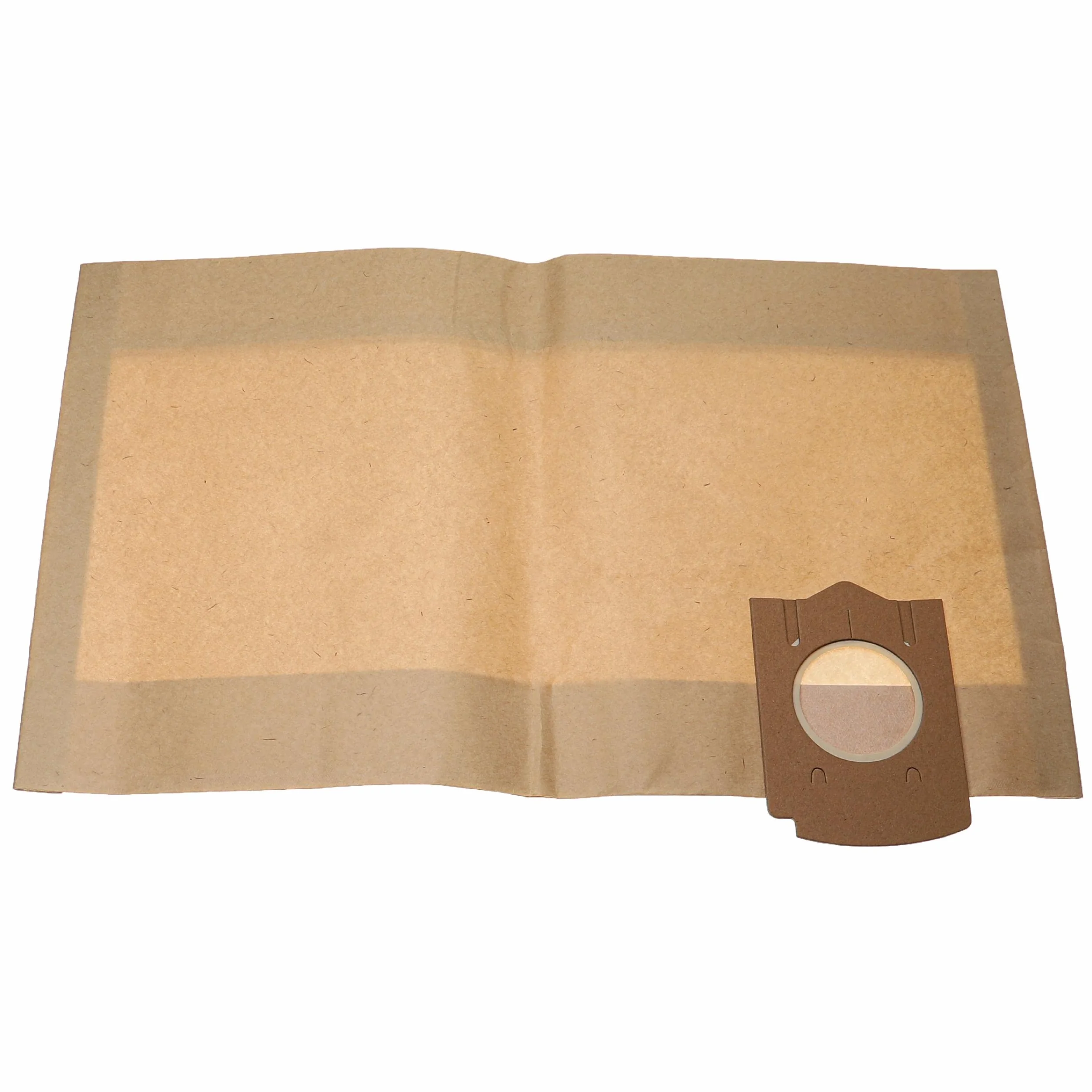 vhbw 5x worki do odkurzacza kompatybilne z Bosch PAS 1000, PAS 1000F, PAS 11-25, PAS 11-25 F, GAS 1000 RF, GAS 12-30 F odkurzacz - papier brązowy