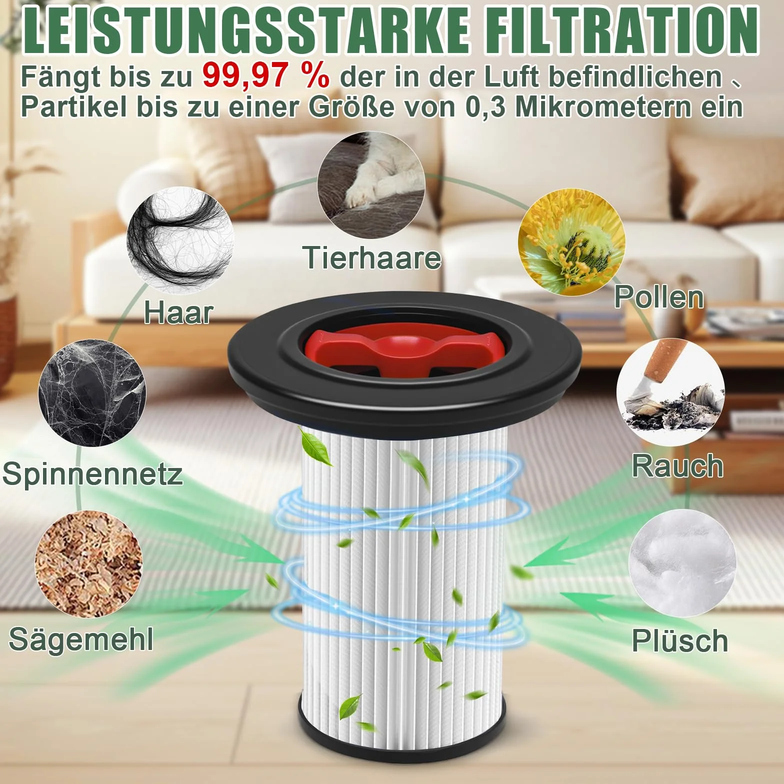 Zestaw 2 filtrów HEPA do odkurzacza Bosch Unlimited Gen2 Series 8 z 2 szczotkami do czyszczenia, filtr zamienny kompatybilny z Bosch 12036642, 12023349, 12023350, BBS i BCS