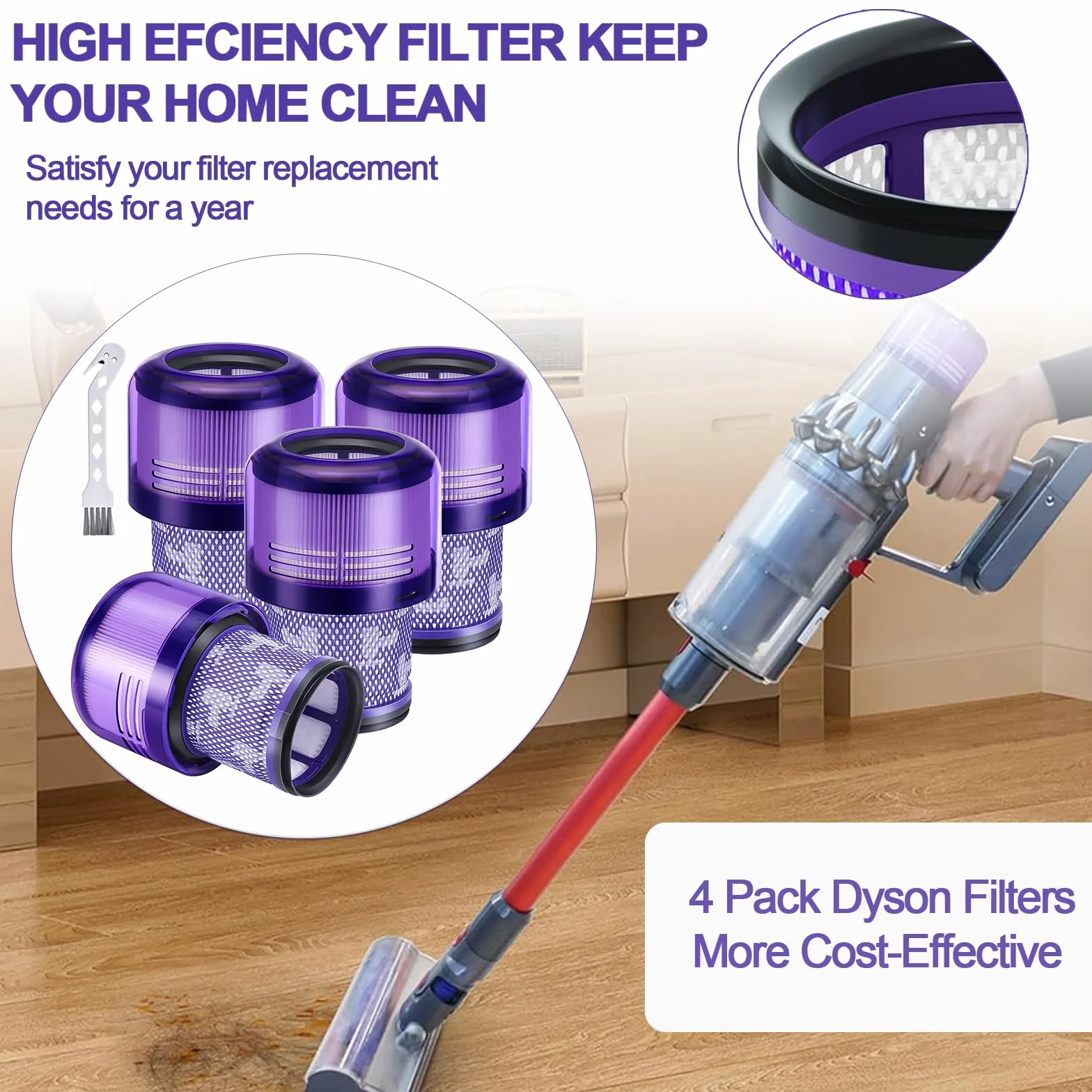 TOPALL Dyson V11, V15, Torque Drive, Animal, Complete, Extra Detect, V15s Detect Submarine #970013-02