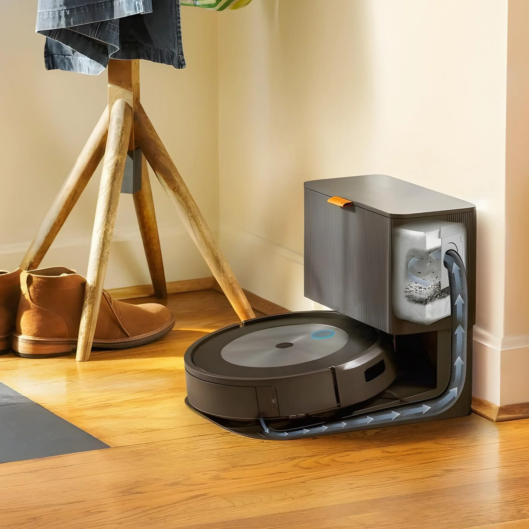 Retoo 8 worki do odkurzacza Kompatybilne z iRobot Roomba i3+ i4+ i5+ J5+ I7 j7+ Clean Base Absaugstation Worki do odkurzacza Części zamienne, Zamienne worki do odkurzacza