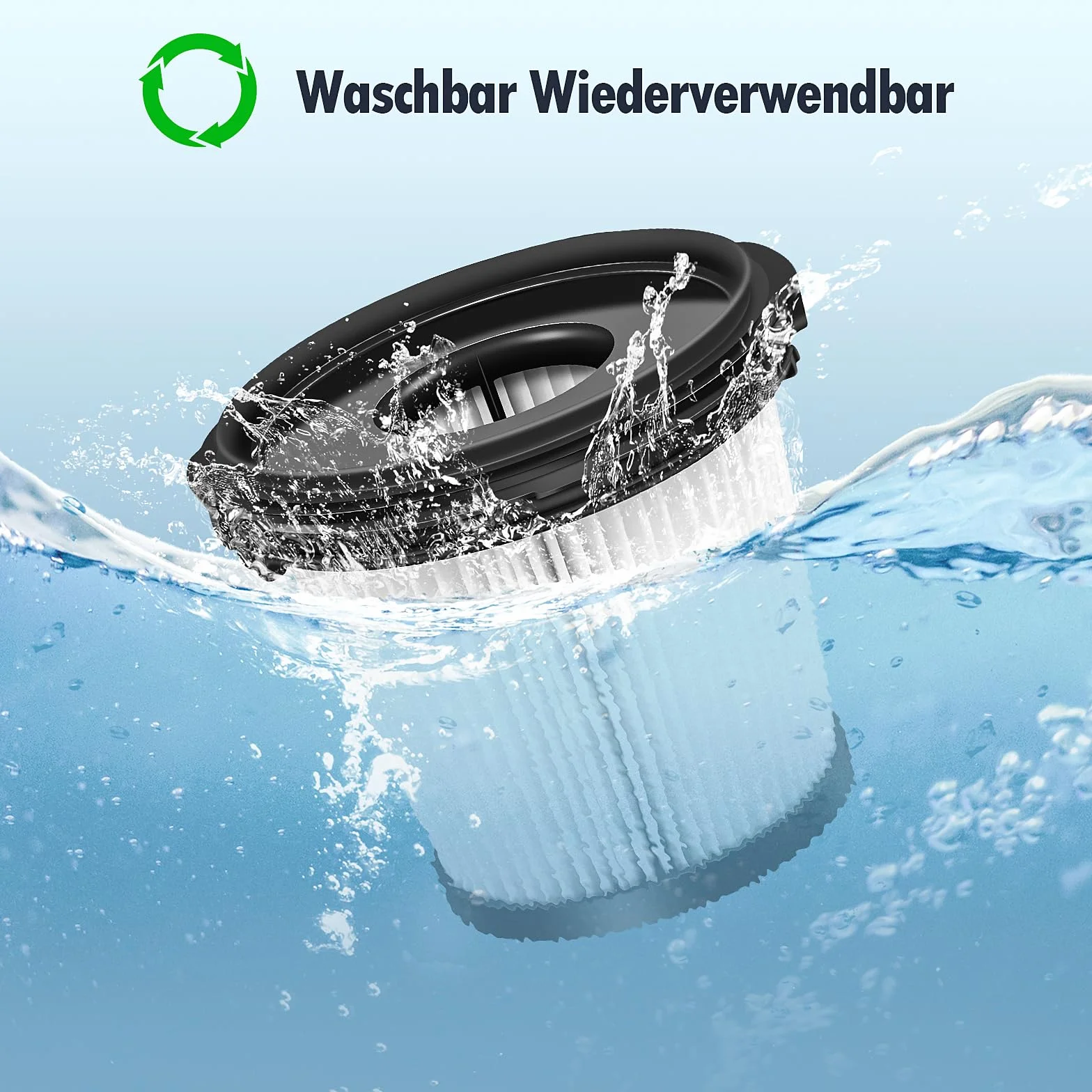 4 sztuki filtrów części zamienne do odkurzaczy Shark Detect Pro IW3611DE / IW3612EU / IW1611DE/ BU3521EU/ BU1120EU bezprzewodowy, mywalny filtr do filtrującego pojemnika na kurz i
