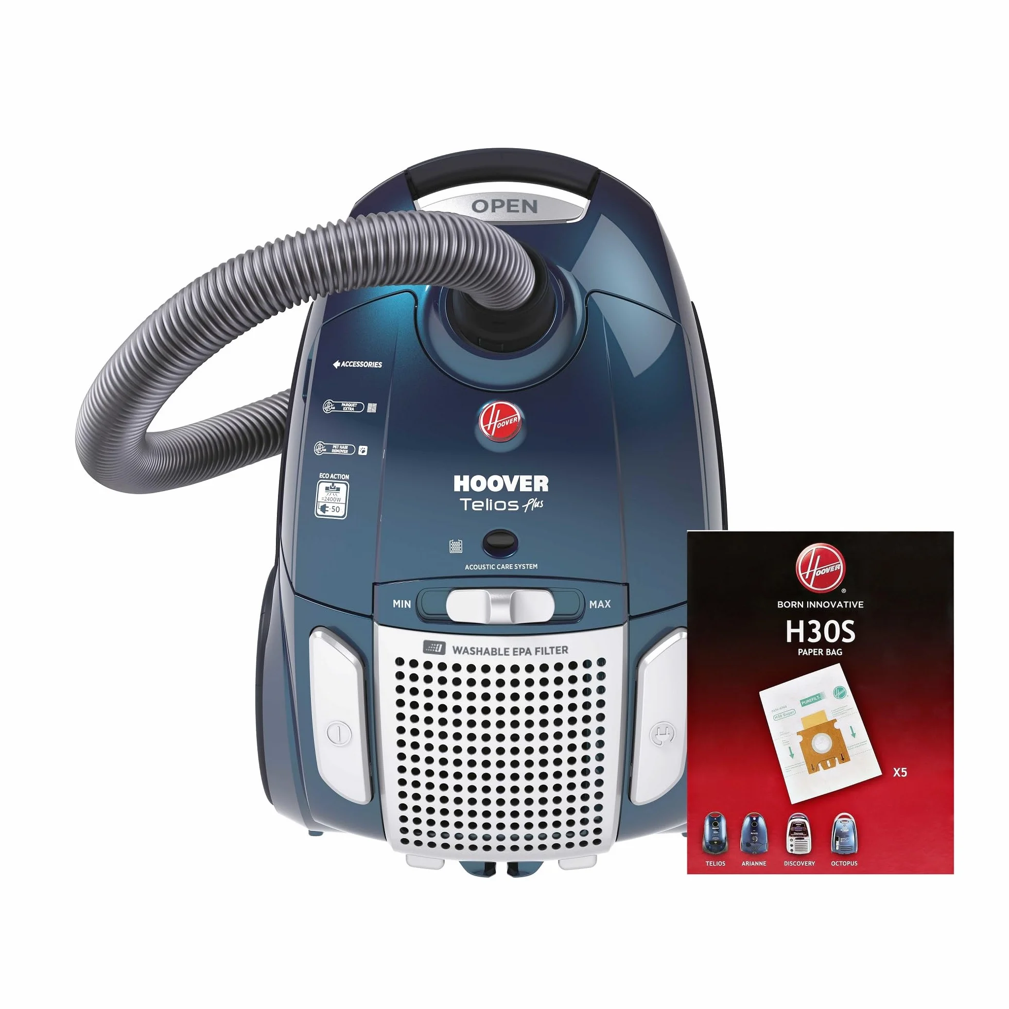 Hoover H30S Worki do Odkurzacza, Biały, 5 sztuk