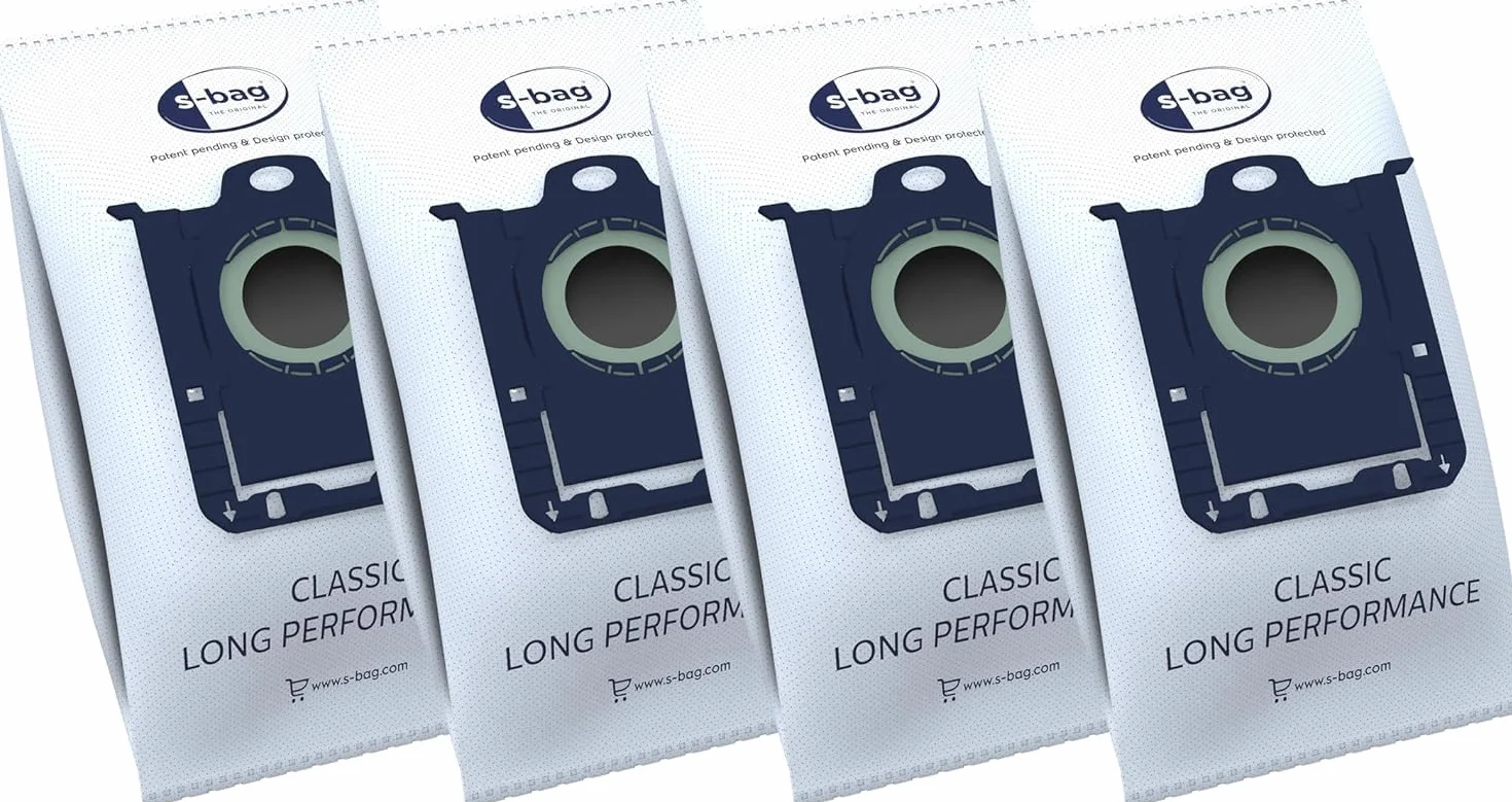 AEG Classic Long Performance Worki do Odkurzaczy, Czarny, 4 sztuk