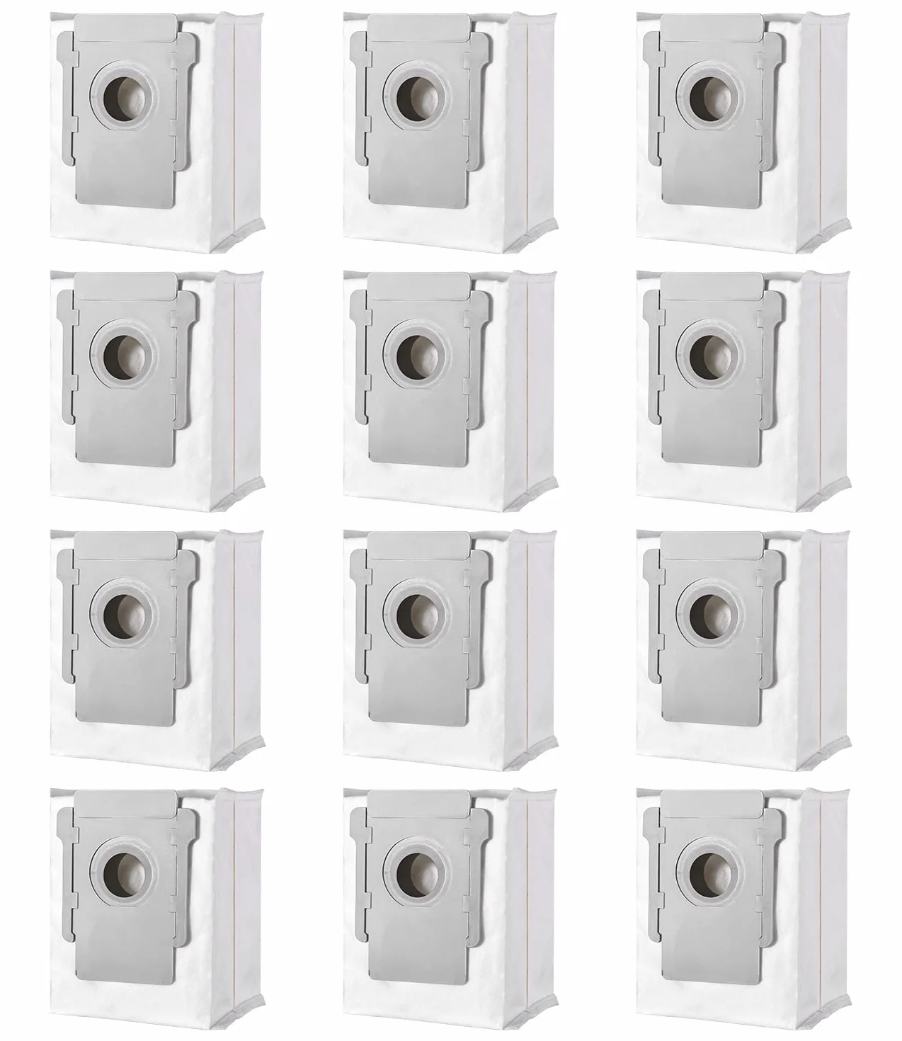 12 zapasowych worków do odkurzacza kompatybilnych z iRobot i7 i7+ i7 Plus S9 S9+ j7 j7+ j7 Plus E5 E6 E7, akcesoria do odkurzacza Roomba i7, do odkurzacza Clean Base automatyczna stacja ssąca