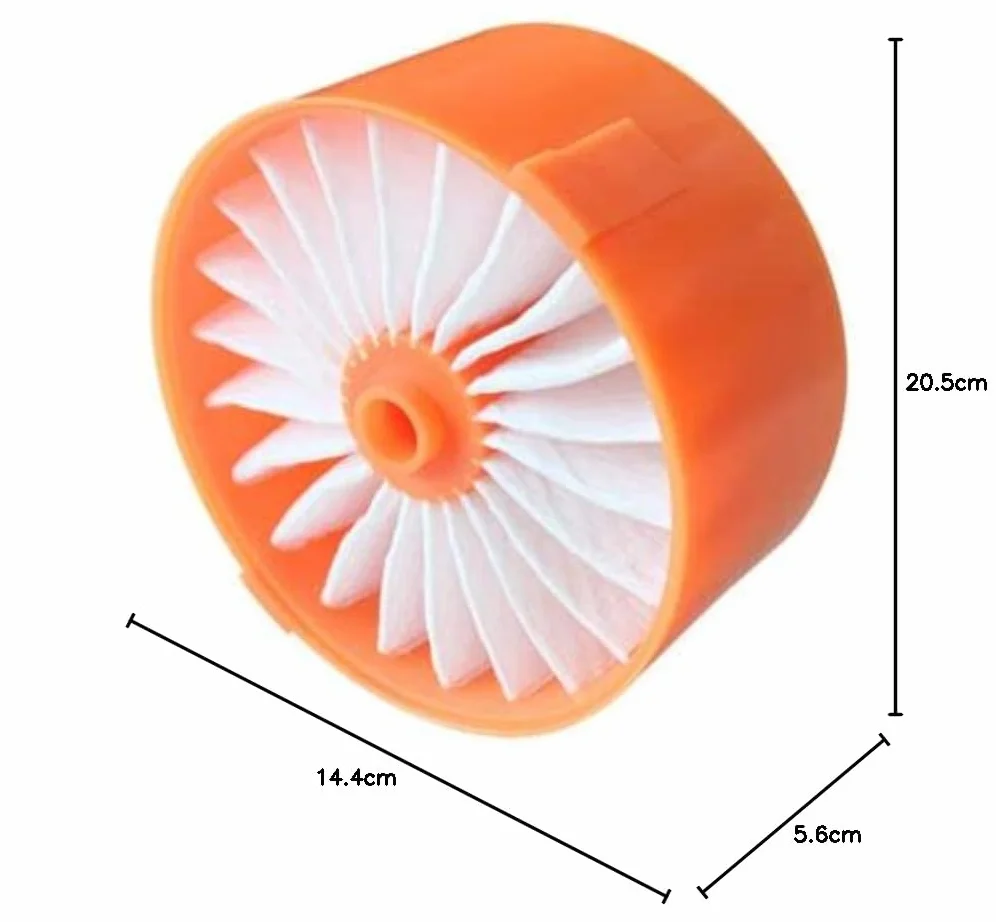 WANGCL 2-pak elementów filtrujących do bezprzewodowego odkurzacza BLACK + DECKER BSV2020G