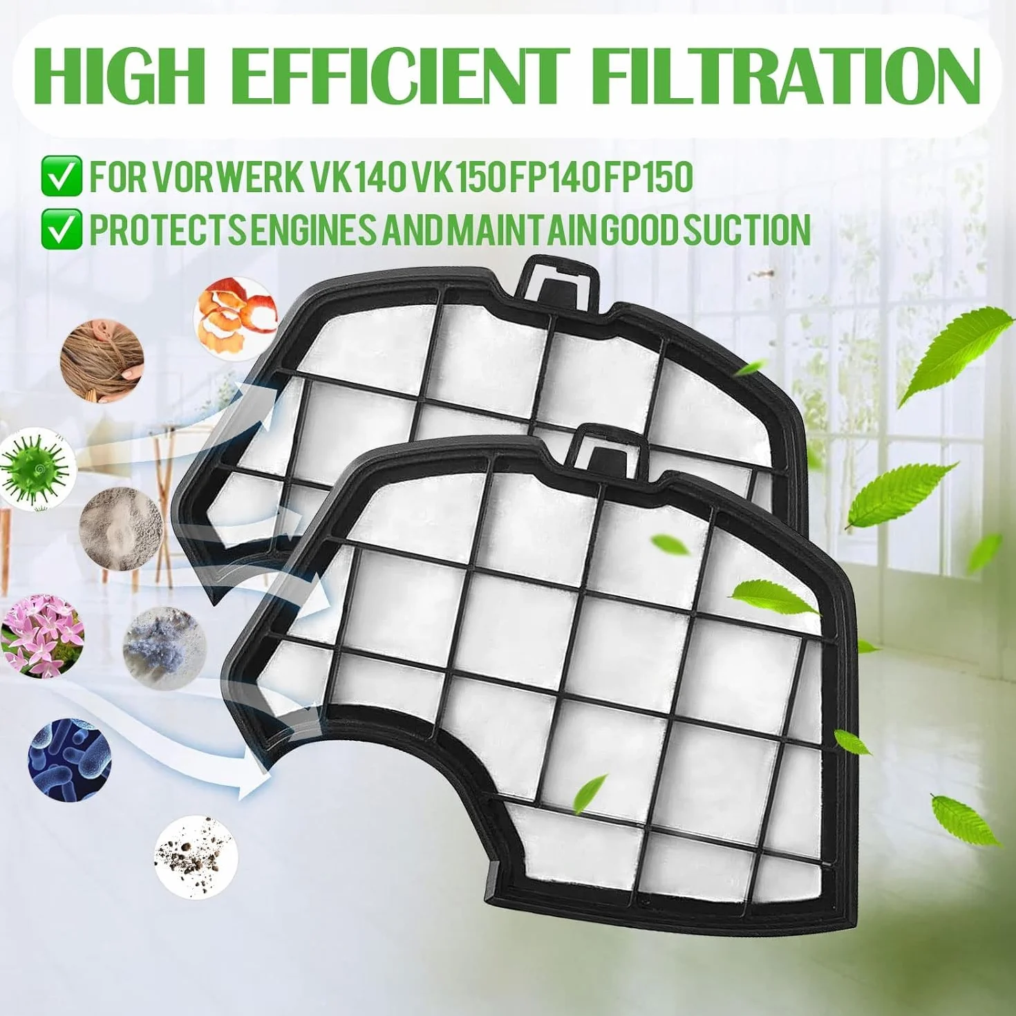 Awinker 12 sztuk worków zamiennych do Vorwerk Kobold VK 140 VK 150 (12 worków VK140 150)