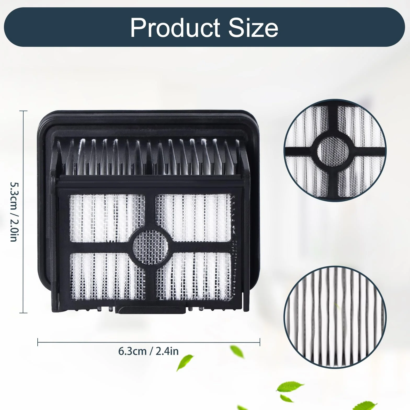 4 sztuki zapasowych filtrów HEPA do odkurzacza Dreame H12 Pro / H12 Dual / H12 Pro Ultra / H13 Pro/H15 Pro.