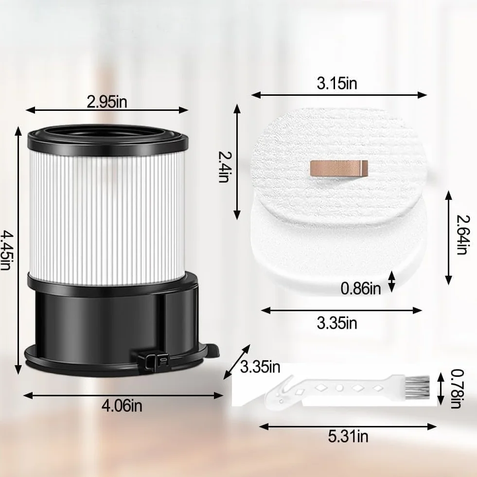 StarRing Zestaw wymiennych filtrów HEPA 15 szt. dla Shark IP3251 IP3251C IP3252 IP3251EUT IP1251 IP1250 IP1251C IP1255QPR akumulatorowe odkurzacze akcesoria XPMHIP1000 XPRMFIP1000