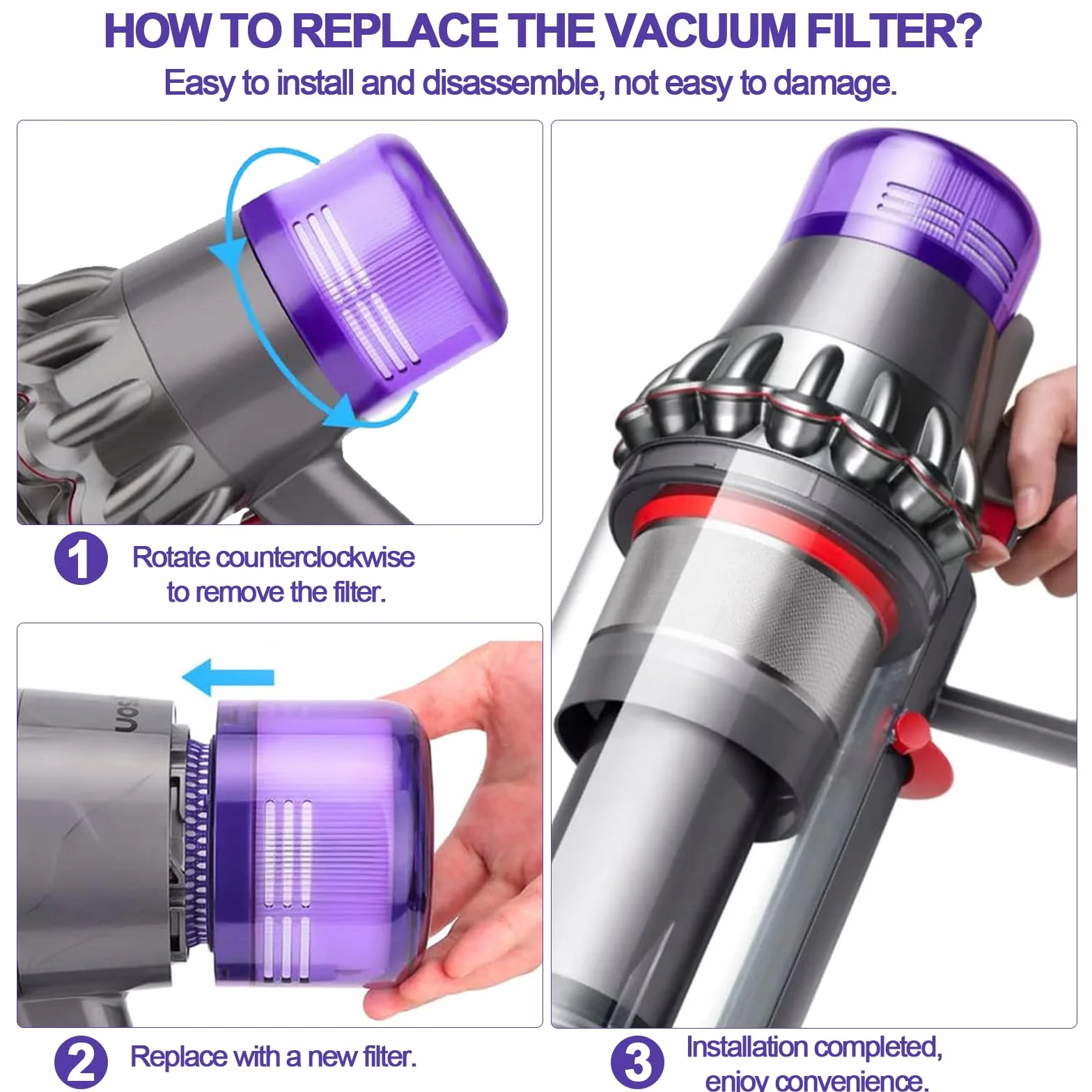 TOPALL Dyson V11, V15, Torque Drive, Animal, Complete, Extra Detect, V15s Detect Submarine #970013-02