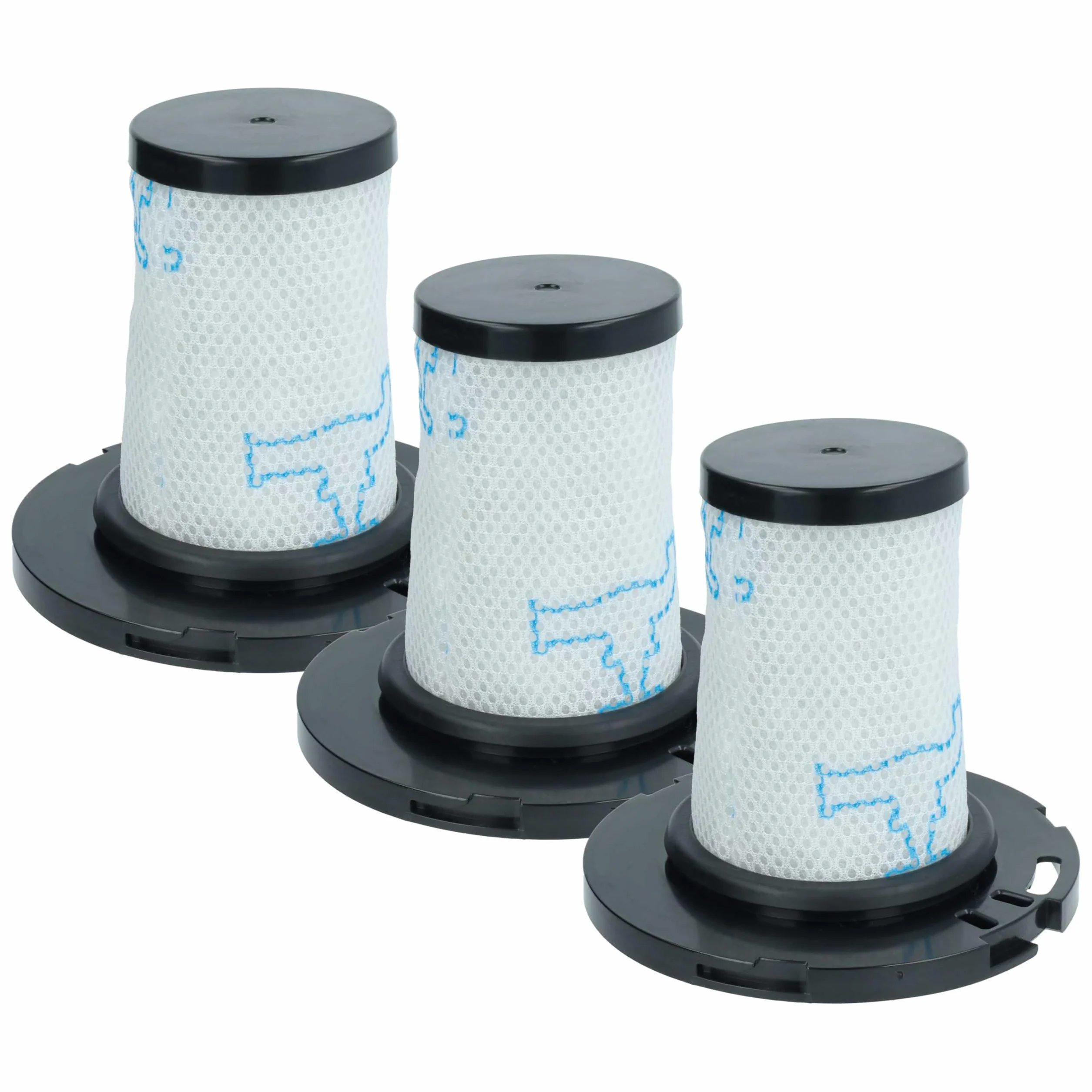 vhbw 3 x filtr separujący kompatybilny z odkurzaczem Tefal X-Force Flex Aqua 14.60 TY9990WO, X-Force Flex Pro 15.60 TY99898WO