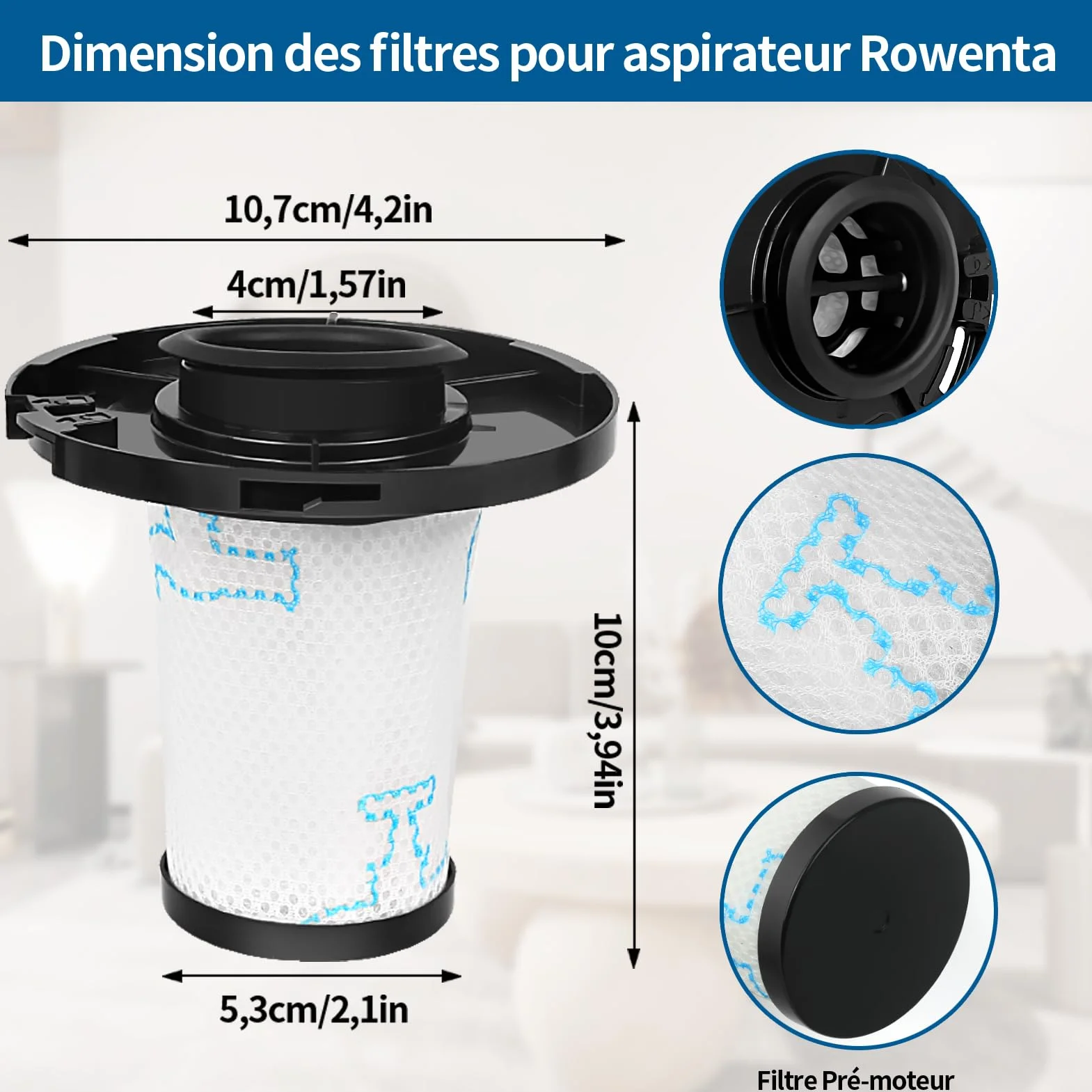 2 filtry do odkurzacza Rowenta X-Force Flex 11.60 12.60 14,60 15,60 RH98** RH99** ZR009007 RH9877WO RH9878WO RH9879WO RH9890WO RH9890007 WO RH9 898WO RH98A8WO RH98A9WO RH98A7WO RH98COWO RH9958WO