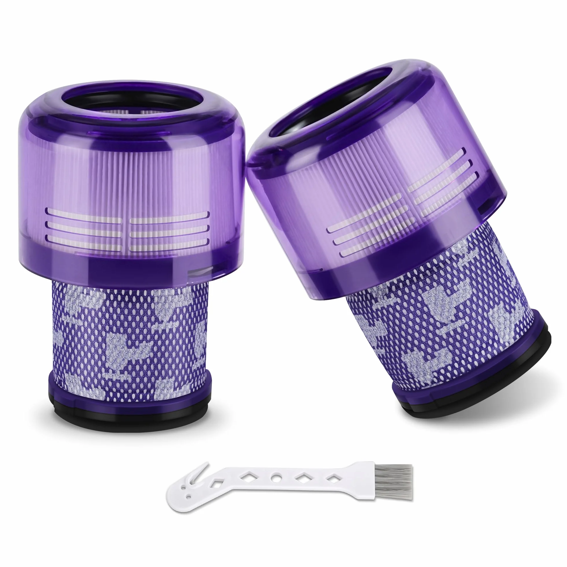 Filtr do Dyson V11, V15, SV14, SV17, SV22, Detect Animal Absolute Extra Pro Torque Drive Vacuum, Zamiennik do Odkurzacza Bezprzewodowego, 2 Szt
