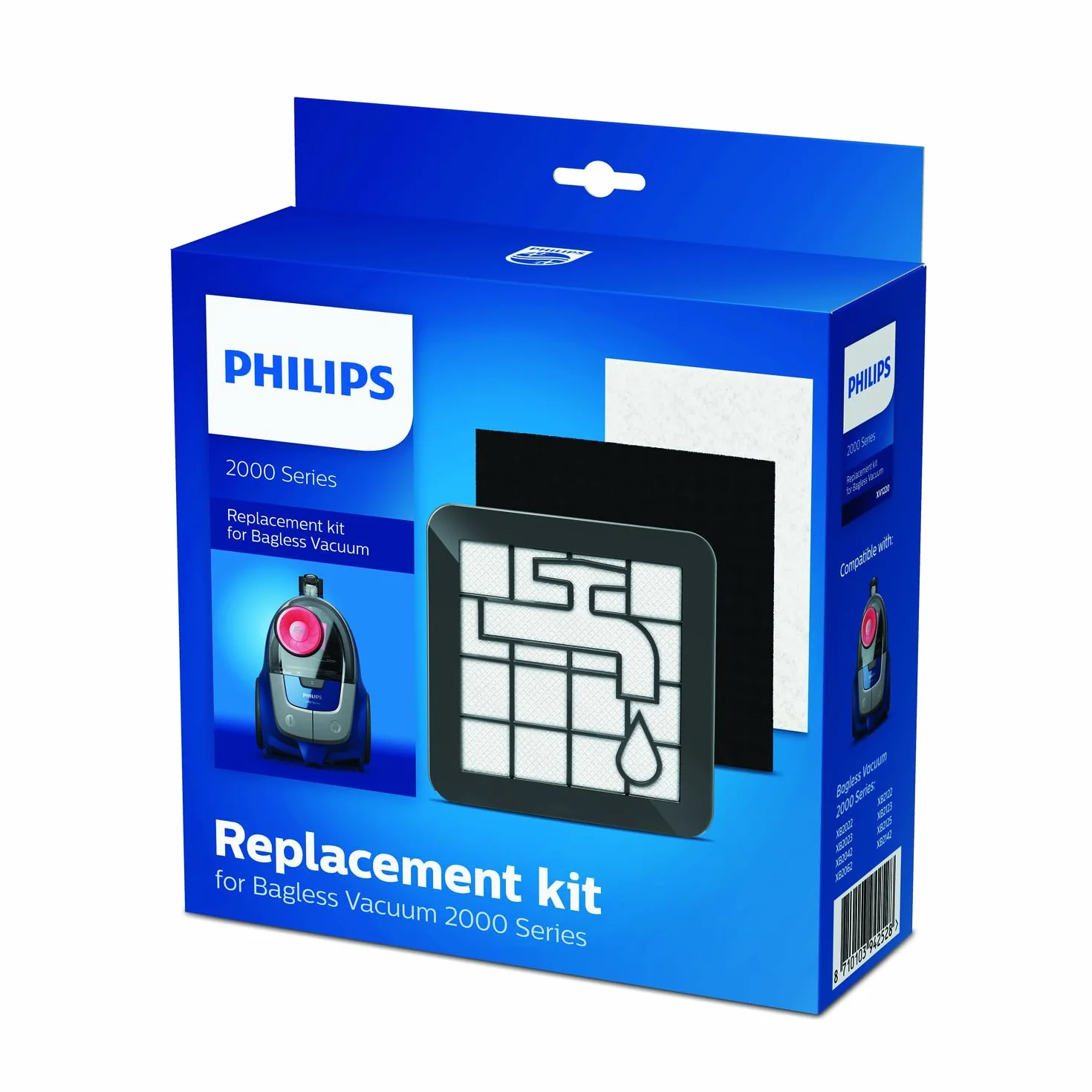Philips Zestaw części zamiennych do odkurzacza bezworkowego z serii 2000, XV1220/01