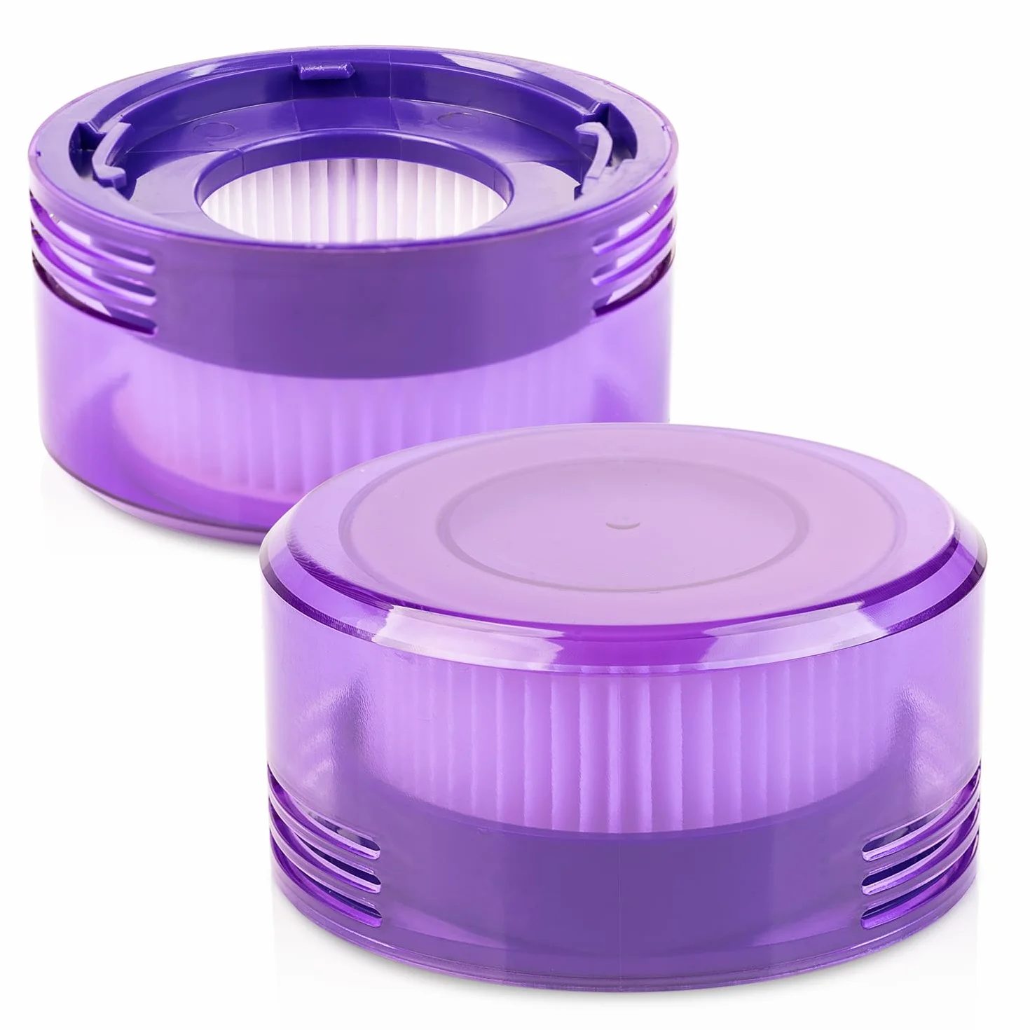 V7 V8 zestaw wymiennych filtrów próżniowych do Dyson Upgraded V8 FOCUS Mattress SV25 SV37, 3 filtry wstępne i 3 filtry HEPA nr 965661-05 & 967478-05