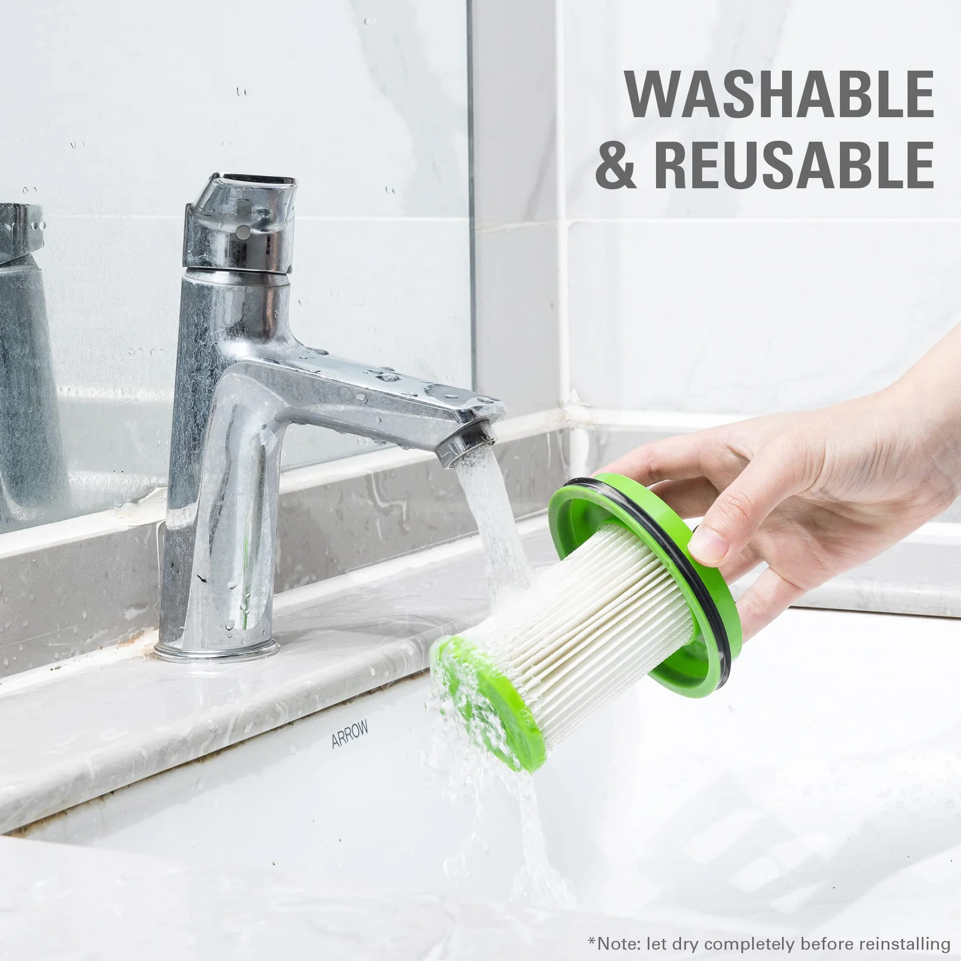 Greenworks Hepa 13 Filtry do Odkurzacza, Wielokolorowy, 2 sztuki