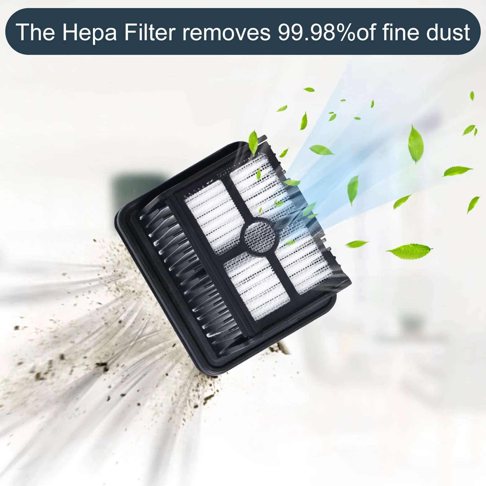 4 sztuki zapasowych filtrów HEPA do odkurzacza Dreame H12 Pro / H12 Dual / H12 Pro Ultra / H13 Pro/H15 Pro.