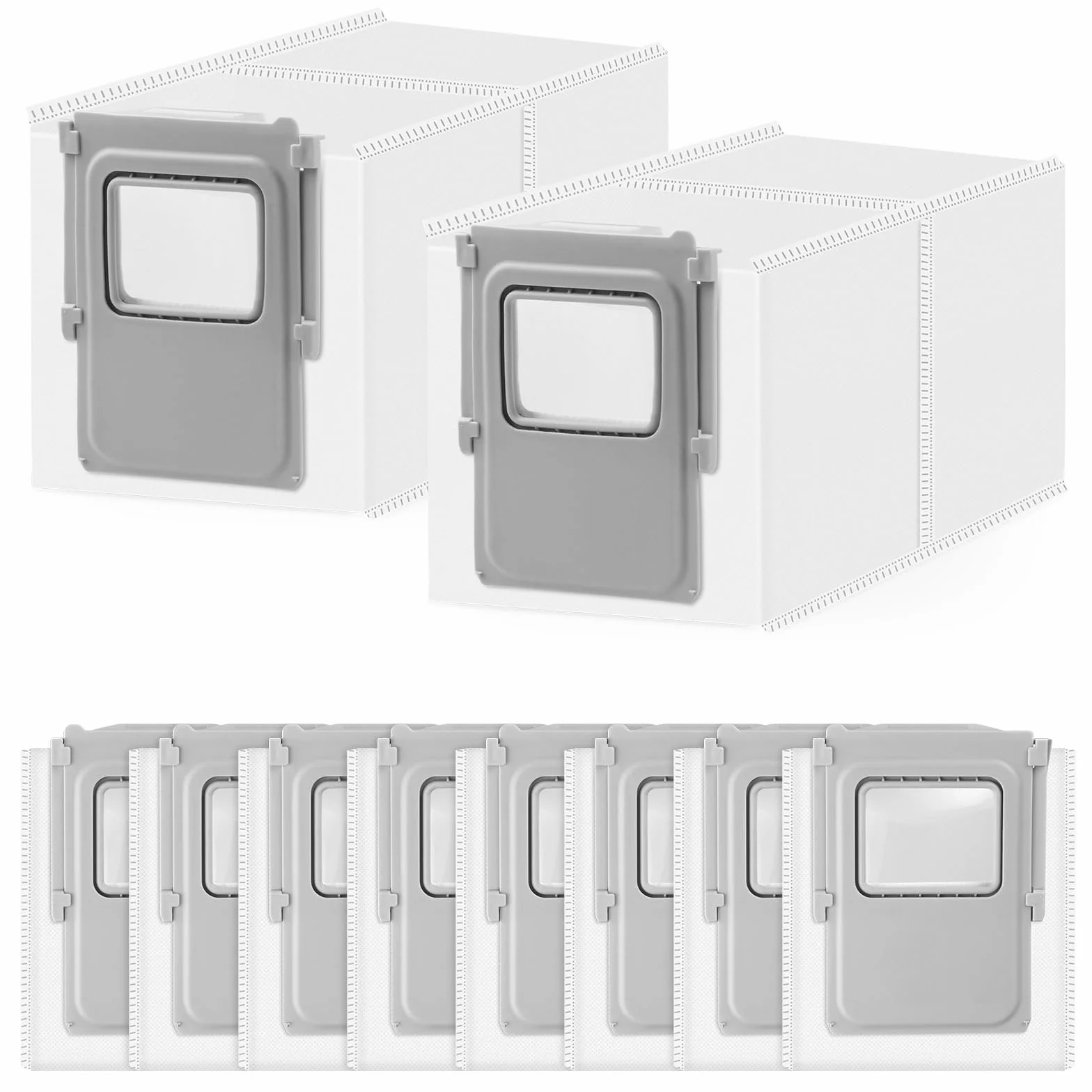 10 sztuk worków do odkurzaczy dla DJI Romo A/Romo S/Romo P, 3L duża pojemność, filtry z włókniny, worki do odkurzaczy, część zamienne
