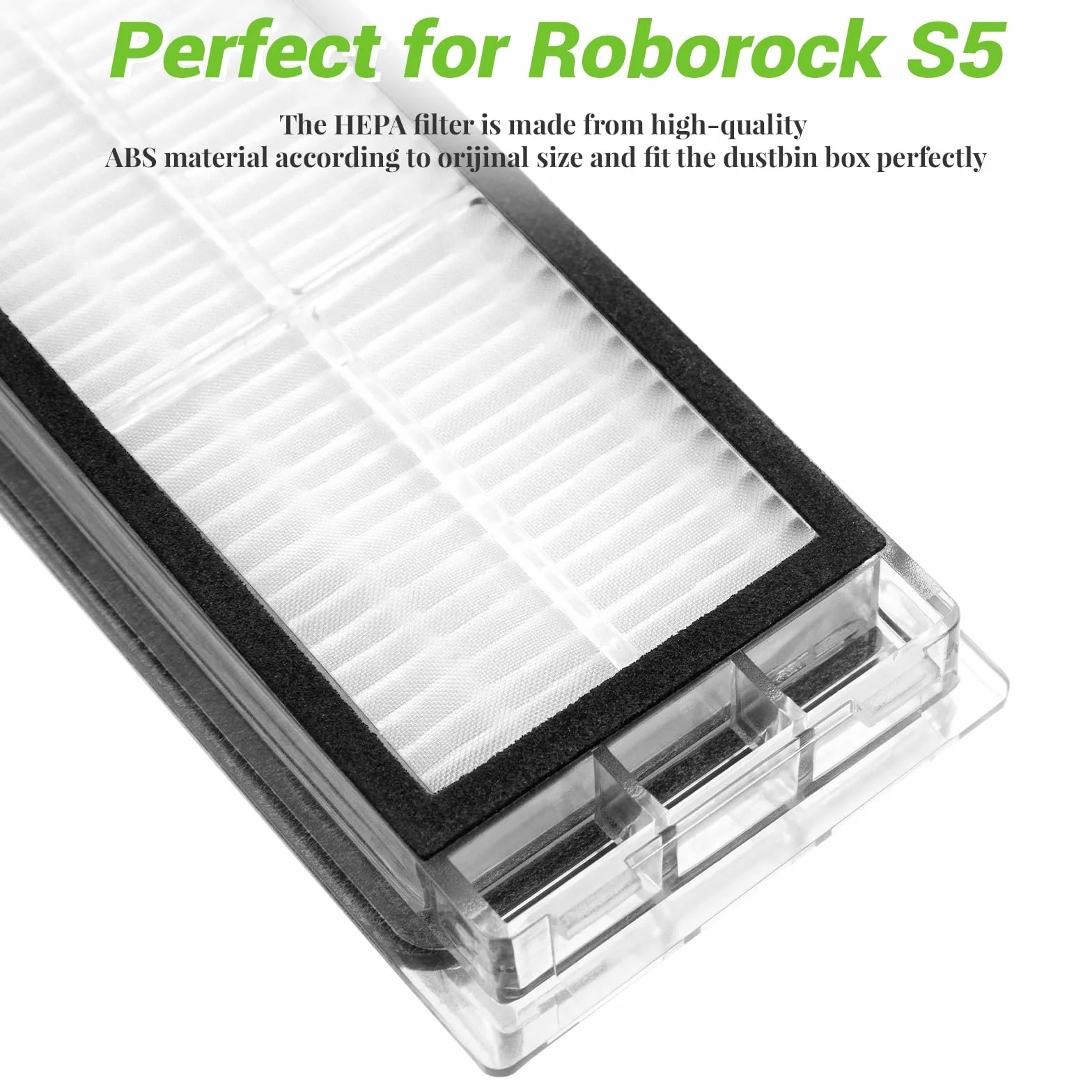 4 szt. Filtr HEPA do Xiaomi Roborock S6 S5 MAX S60 S65 S5 S50 S55 E25 E35 Akcesoria próżniowe