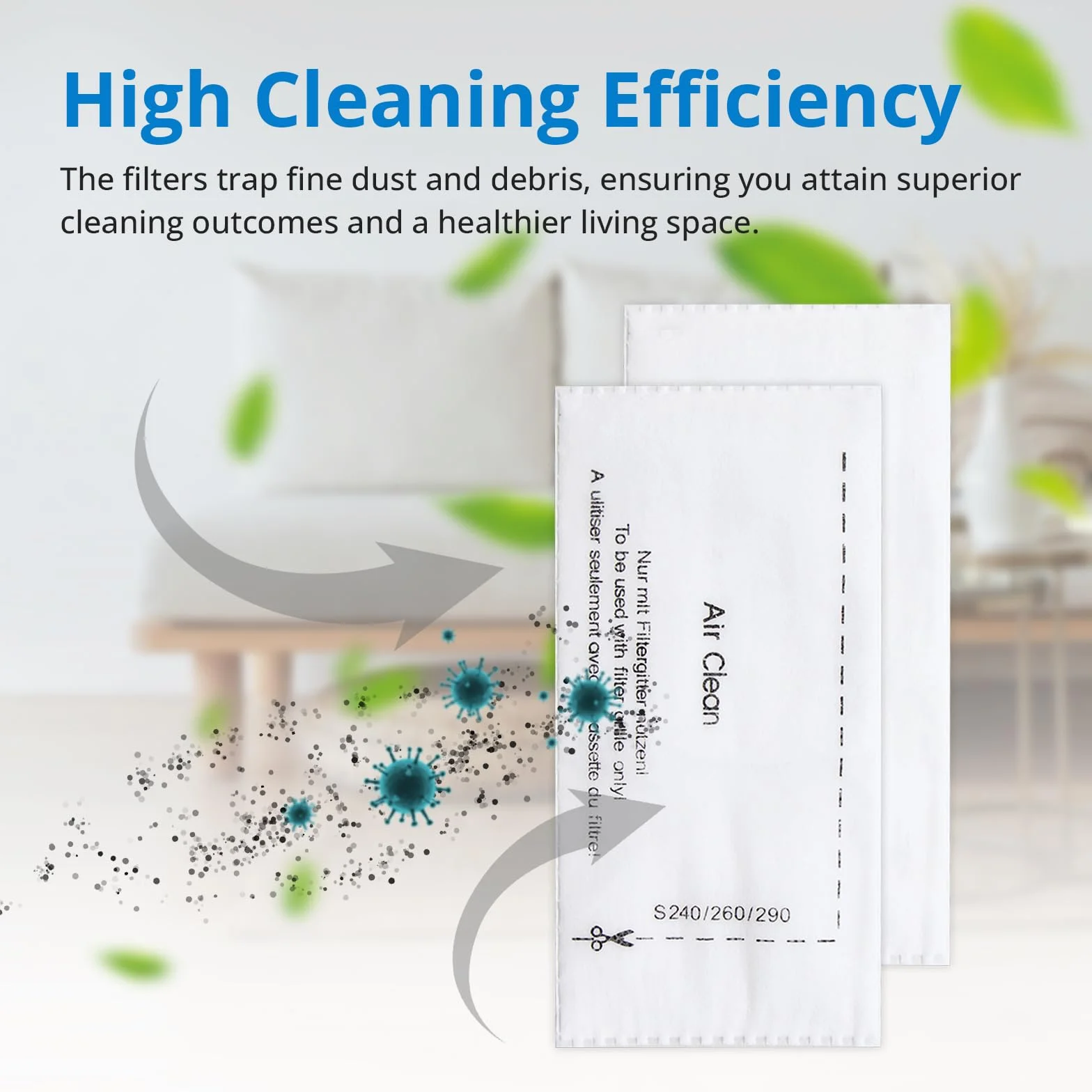 Miele Complete C1 Filtr Ochronny Silnika i Filtr Odkurzacza, Mata Filtrująca ze Szczotką, Air Clean i Akcesoria do Filtra Silnika Classic C1, 8 Sztuk