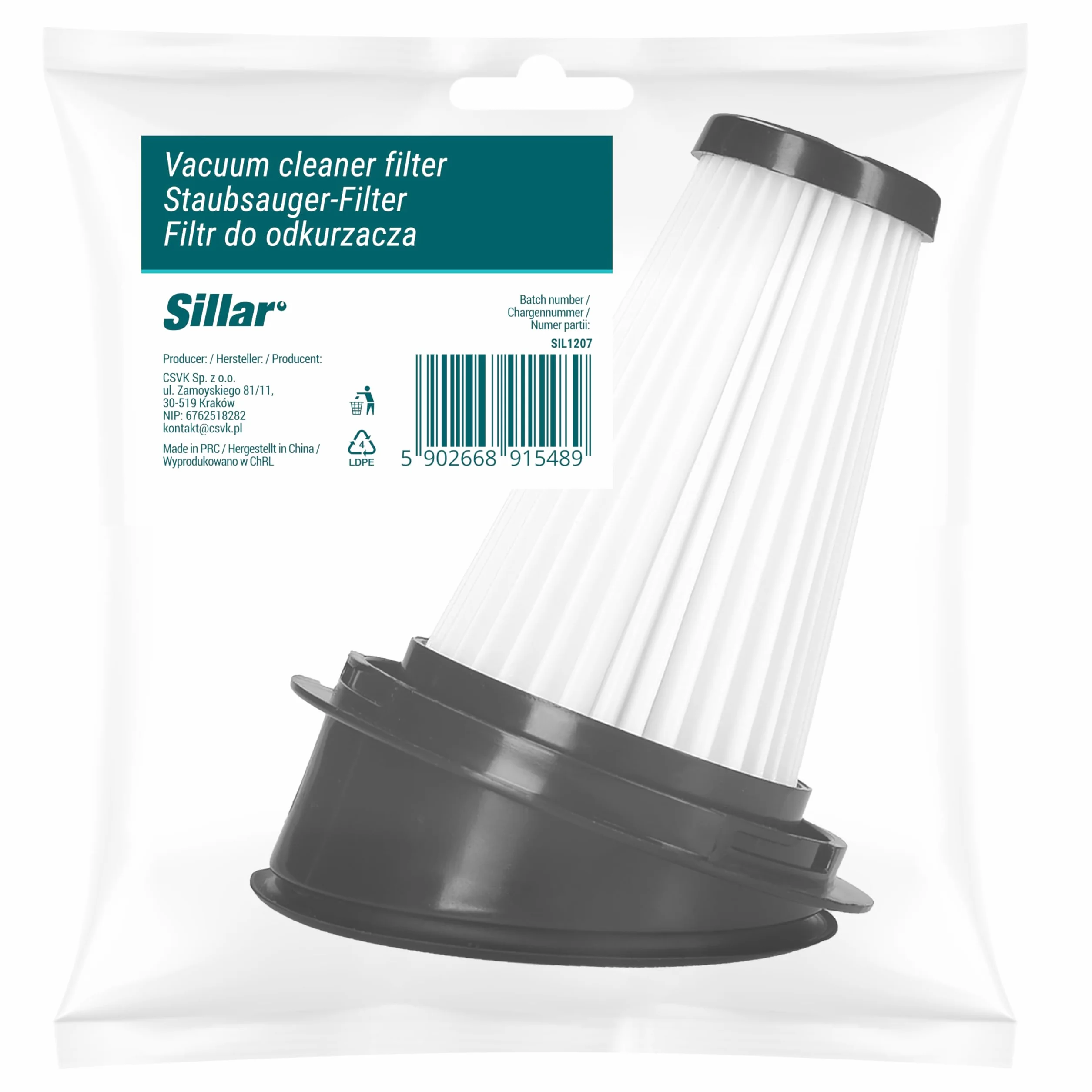 Zestaw 4x Filtry Kompatybilne z GRUNDIG VCH9930, VCH9932, VCH9931, Pasuje do BEKO VRT61818VW, VRT61814VR | Filtr HEPA do Odkurzaczy Ręcznych Grundig | Akcesoria do Grundig Filtry Zamienne 9178013673
