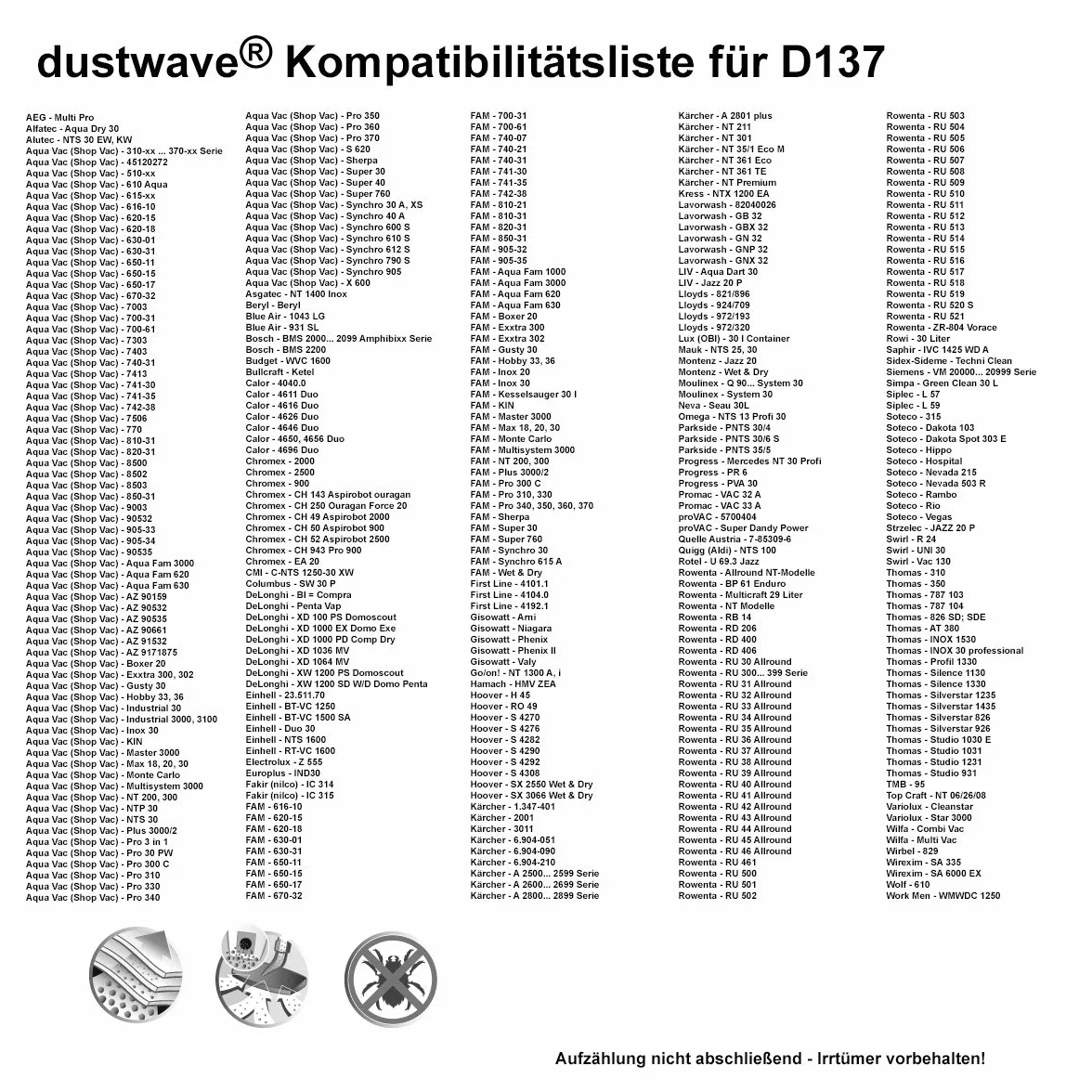 10 worków do odkurzacza pasujących do odkurzacza podłogowego Clatronic BS 1288, antracyt/zielony/dustwave® markowe worki do odkurzacza Made in Germany + w zestawie mikrofiltr